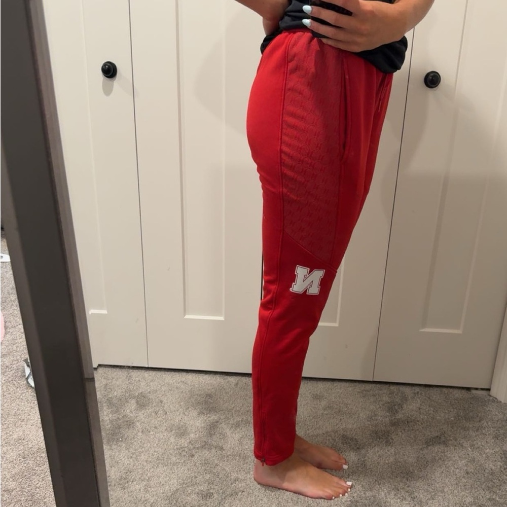 Never Worn Adidas Red Men's Joggers